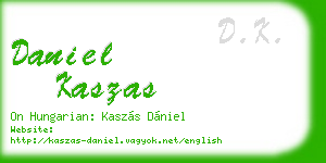 daniel kaszas business card